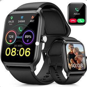 Smartwatch w-Alexa & Fitness Tracker Bluetooth Quican New